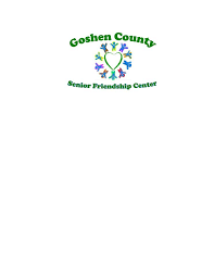 Goshen County Senior Friendship Center - Yoder